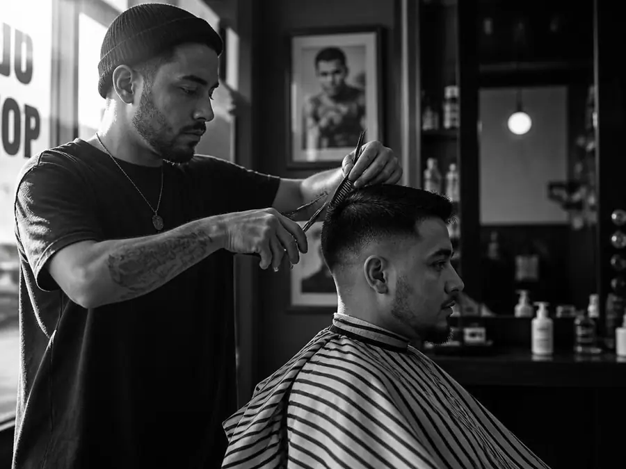 Inside a partner barbershop